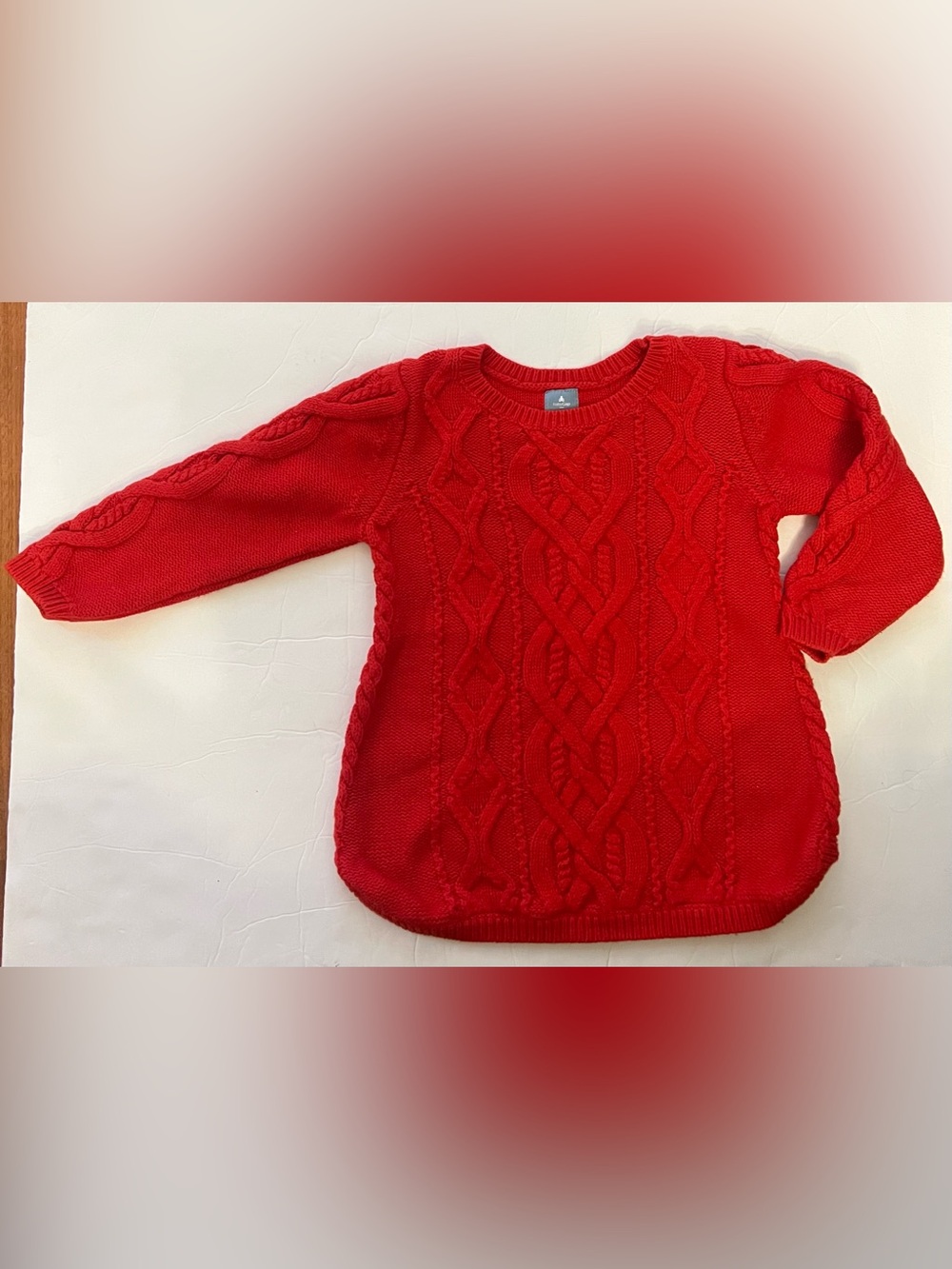 3T Baby Gap Red Cable-Knit toddler kids Sweater / Pullover